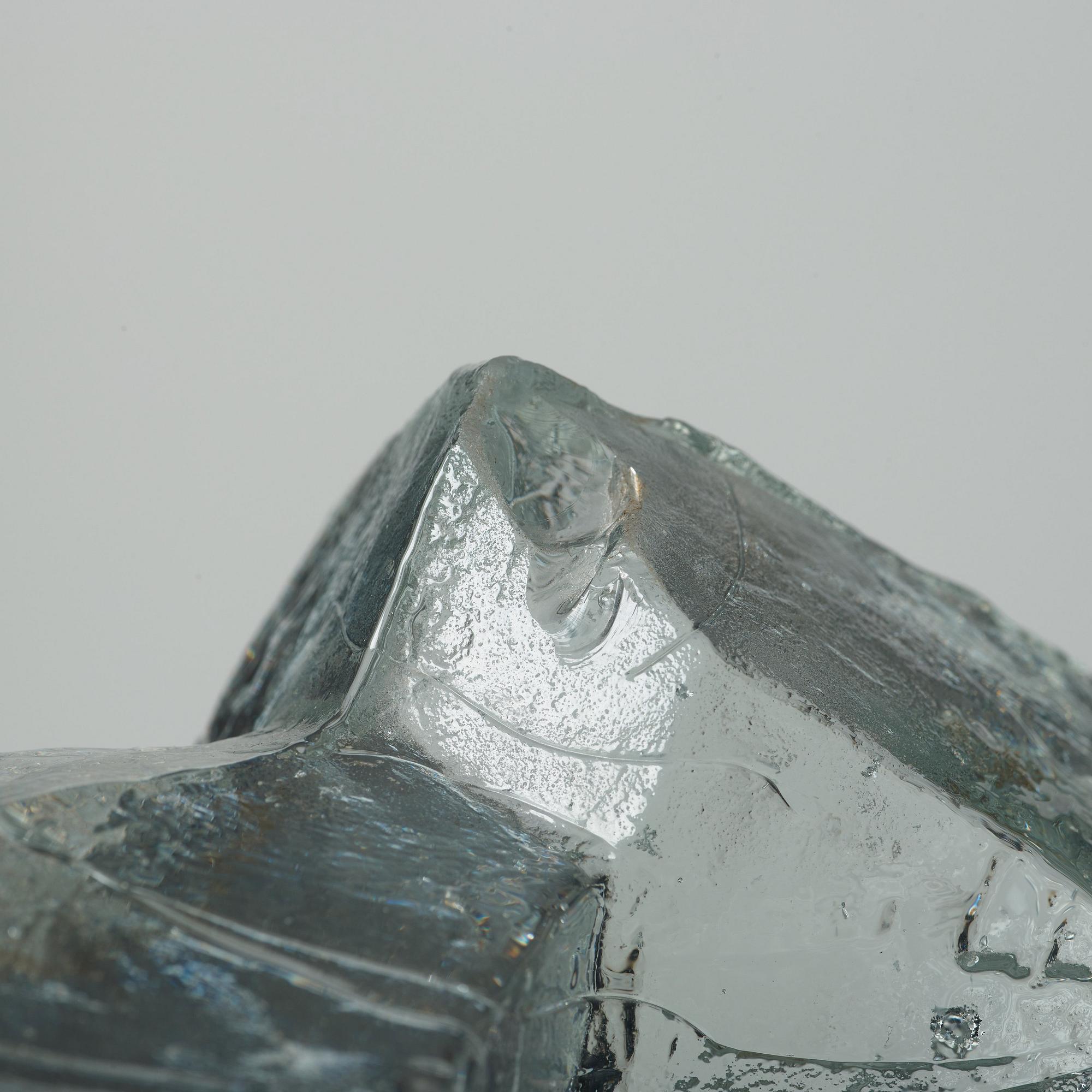 Edvin Öhrström, a "Korona" cast glass sculpture, Lindshammar, Sweden 1960's.