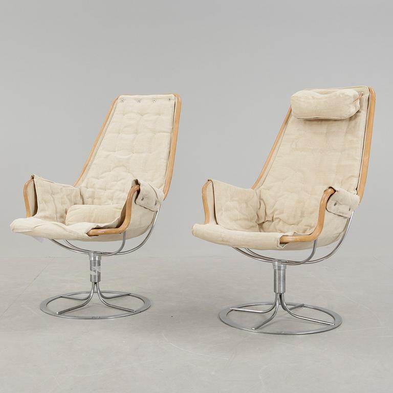 FÅTÖLJER, ett par, "Jetson", Bruno Mathsson.