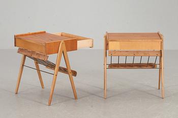SÄNGBORD, ett par, 1950/60-tal.