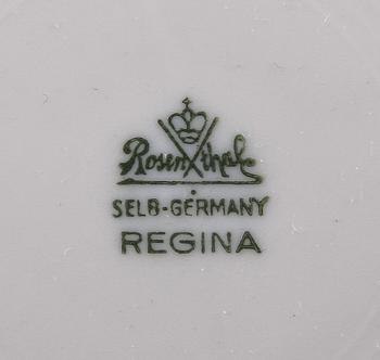 MATSERVIS, ca 100 delar, porslin, Rosenthal. "Regina".