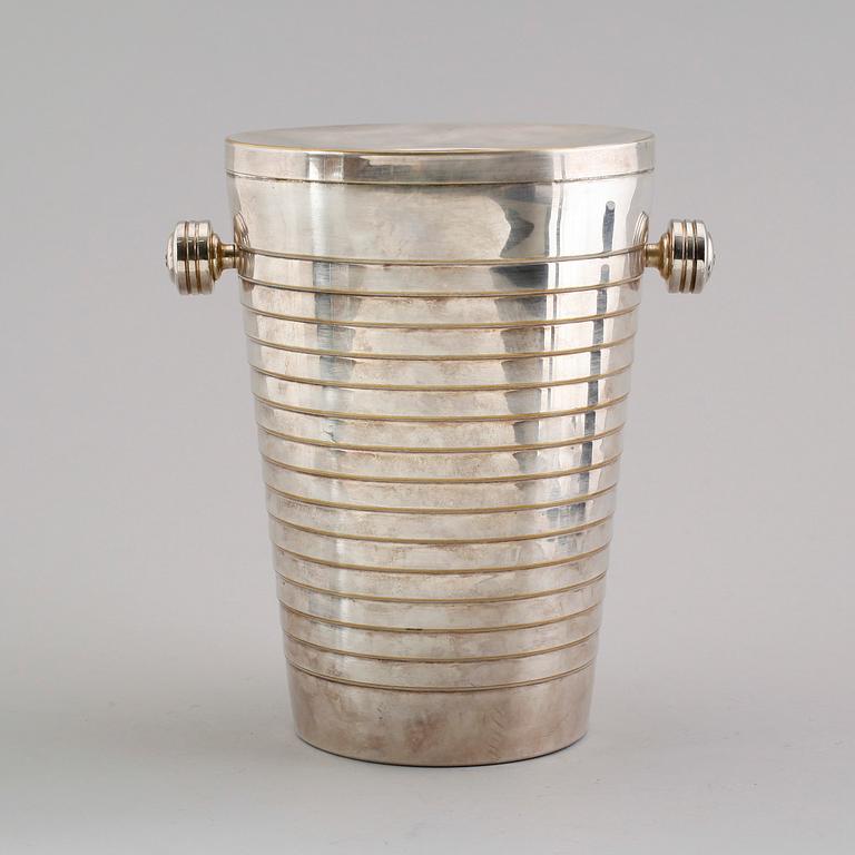 CHAMPAGNEKYLARE, nysilver, art déco, 1920-/30-tal.