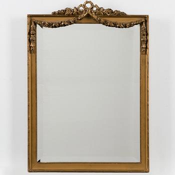 A GUSTAVIAN STYLE MIRROR, 1960s/70s.
