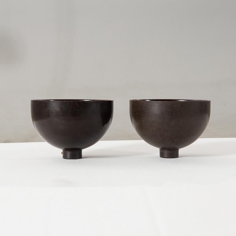 Ceiling lamps, a pair, 20th century.