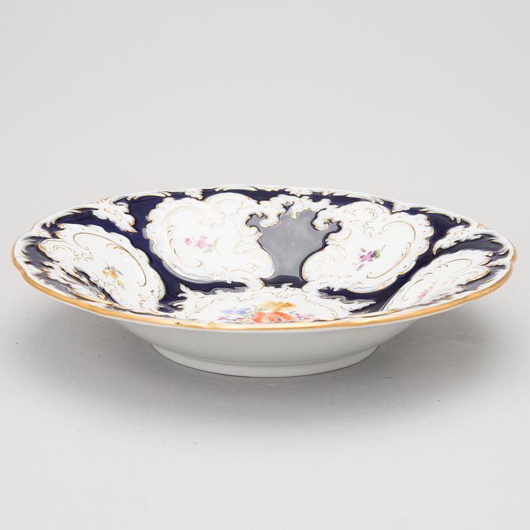 A MEISSEN DISH, porcelain.