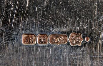 BORDSSKYFFEL och TRANSCHERKNIV, nysilver.