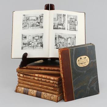 BOKVERK, "Svenska Hem i Ord och Bild", 10 volymer, 1910/1920-tal.