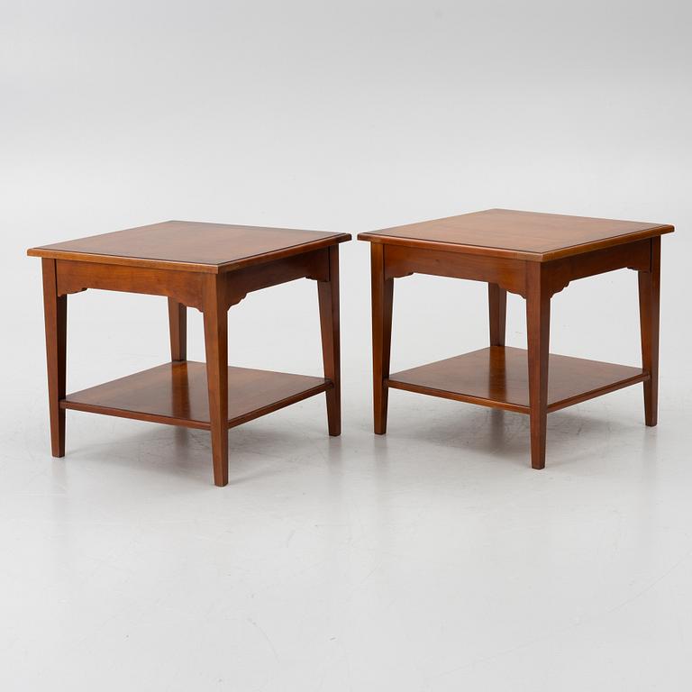 A pair of side tables, Grange.