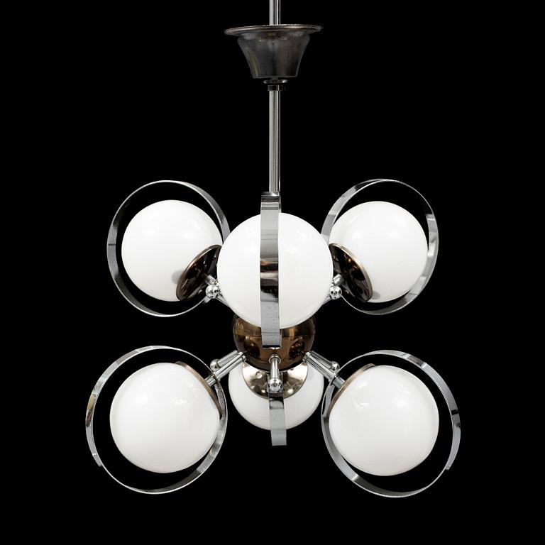An Italian ceiling light, 1960's/70's.
