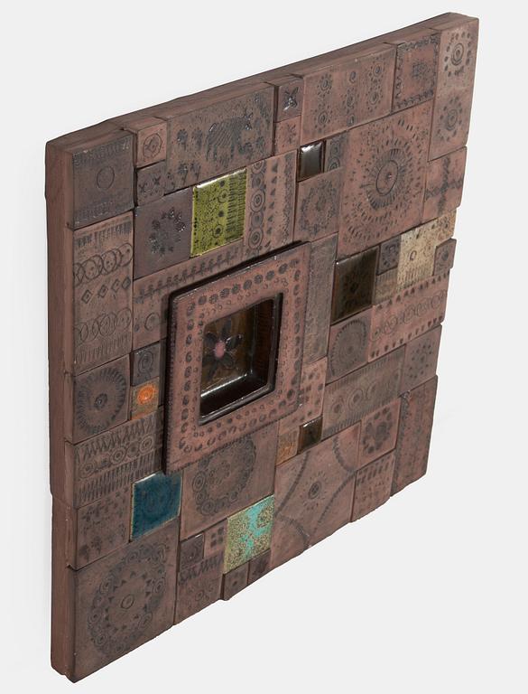 Rut Bryk, relief, signed a tergo.