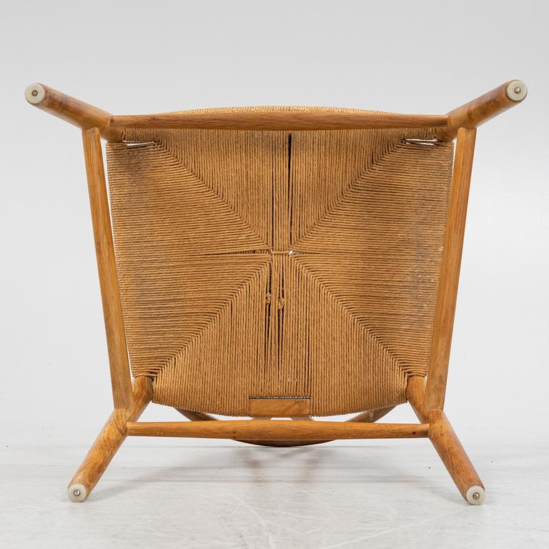 Hans J Wegner, a model 'CH 24' beech chair, Carl Hansen & Son, Odense, Denmark.