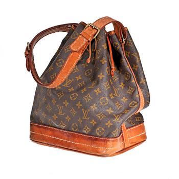 An early 1980s monogram canvas handbag by Louis Vuitton, "Noé".