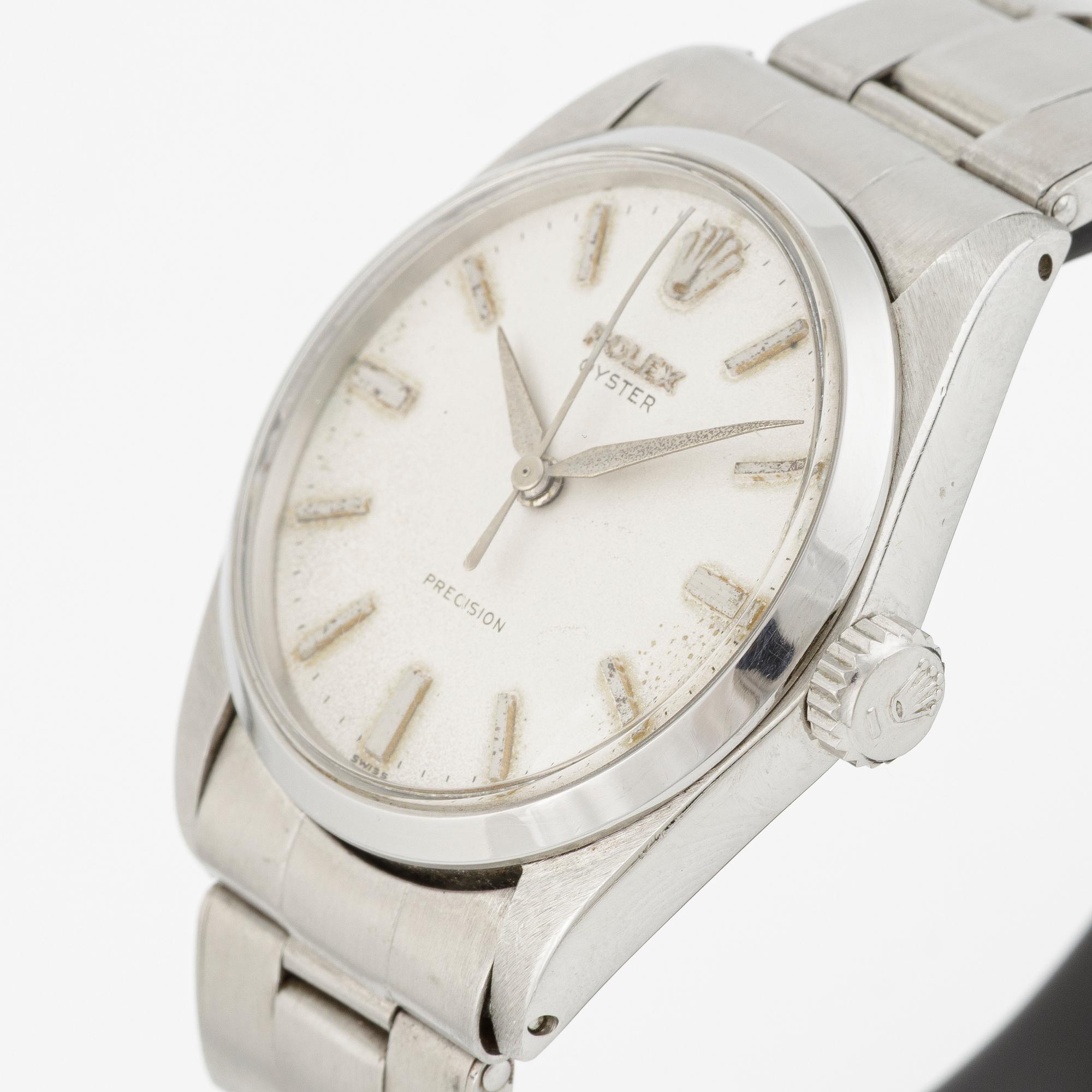 Rolex, Oyster, Precision, wristwatch, 34.5 mm.