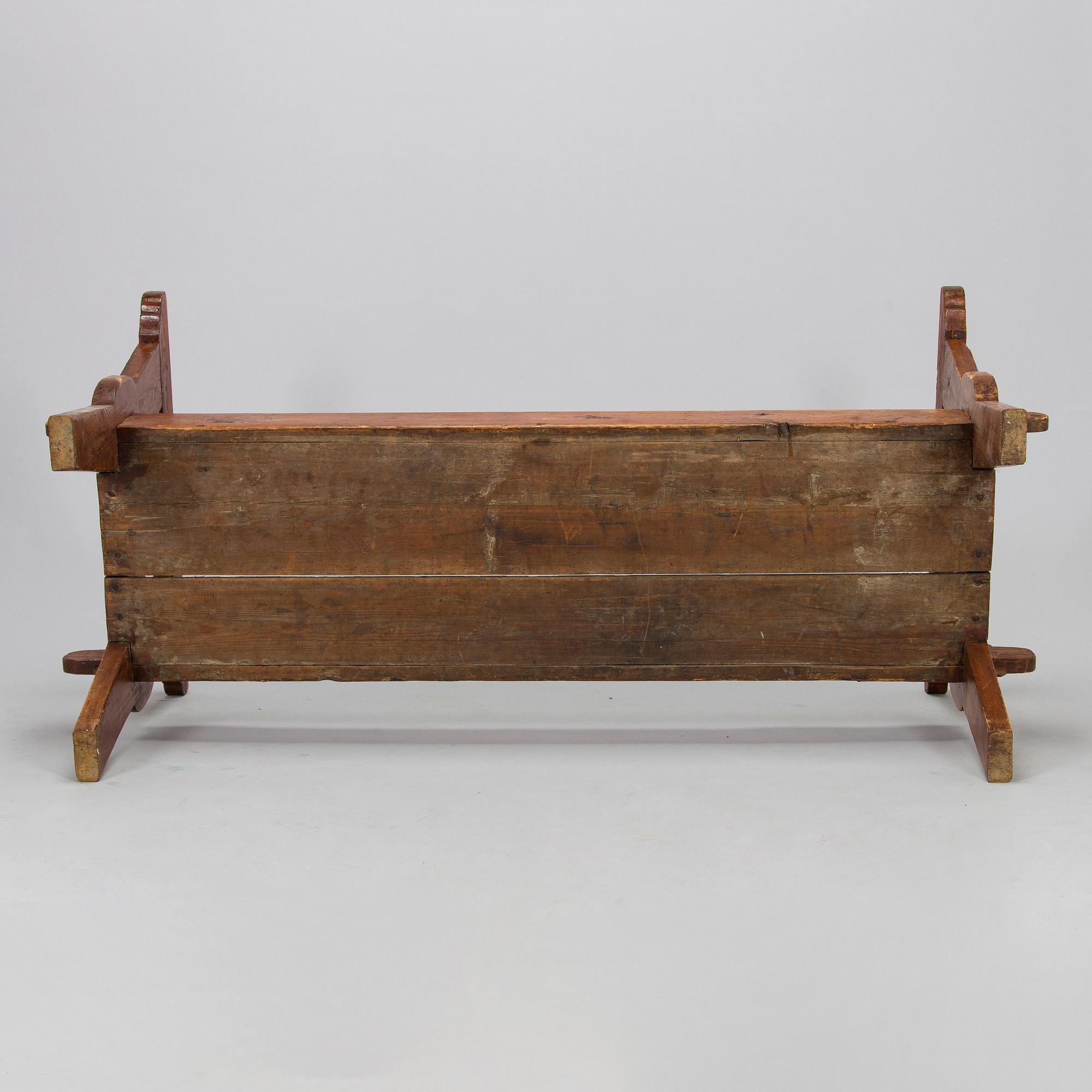 A trestle table, vernacular, Finland, early 19th century.