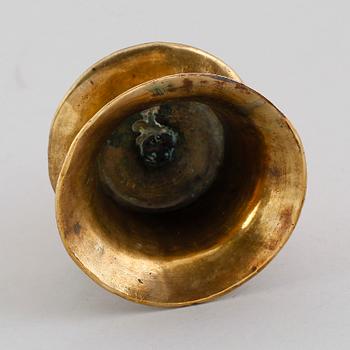 LJUSSTAKE, mässing, 1500-tal.