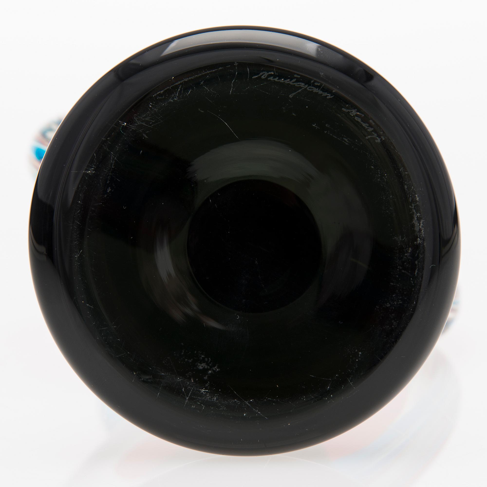 OIVA TOIKKA, kynttilänjalka, signeerattu Nuutajärvi Notsjö.