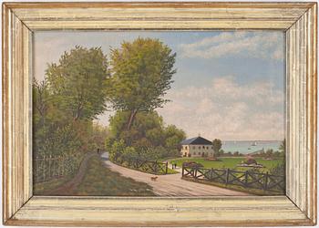 OKÄND KONSTNÄR, olja på duk, 1800-tal.