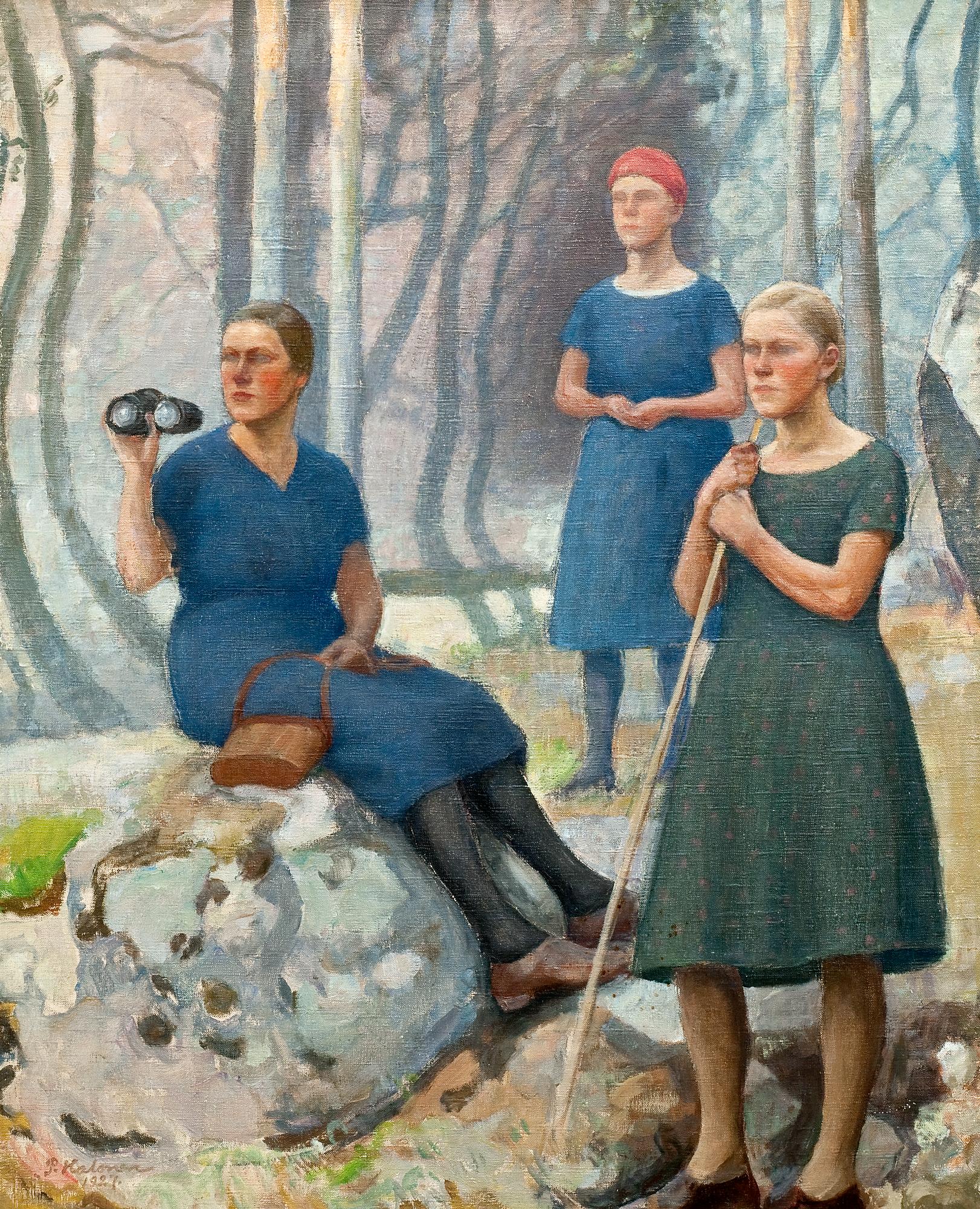 Pekka Halonen, "GIRLS ON EXCURSION".
