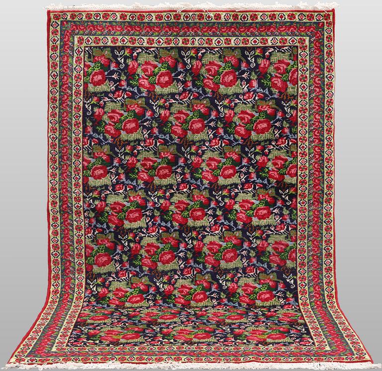 An Afshar carpet, 198 x 124 cm.