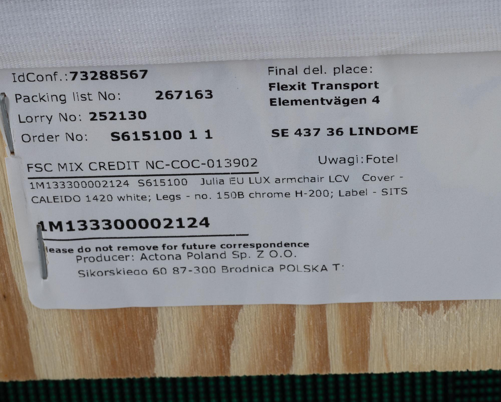 Armchairs, a pair, "Julia", Sits, contemporary.