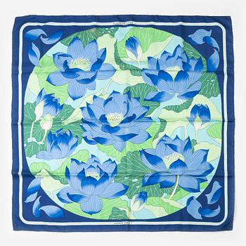 Hermès, scarf "Lotus Flowers".