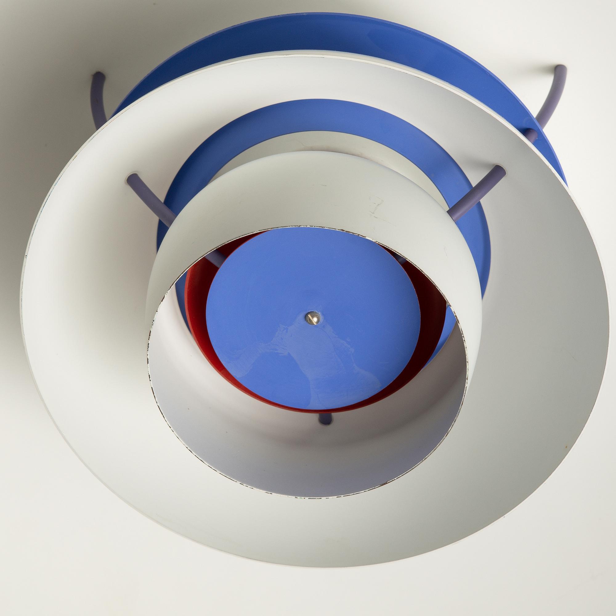 Poul Henningnsen, a "PH5" ceiling lamp, Louis Poulsen, Denmark.