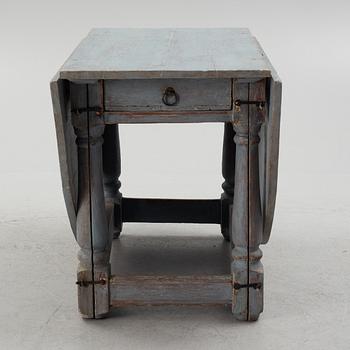 A Baroque gate-leg table, 18th century.