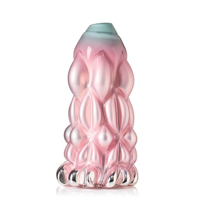 Hanna Hansdotter, a "Tiffany Print" glass sculpture, ed. AP 2/2, The Glass Factory, Boda Glasbruk, 2019.