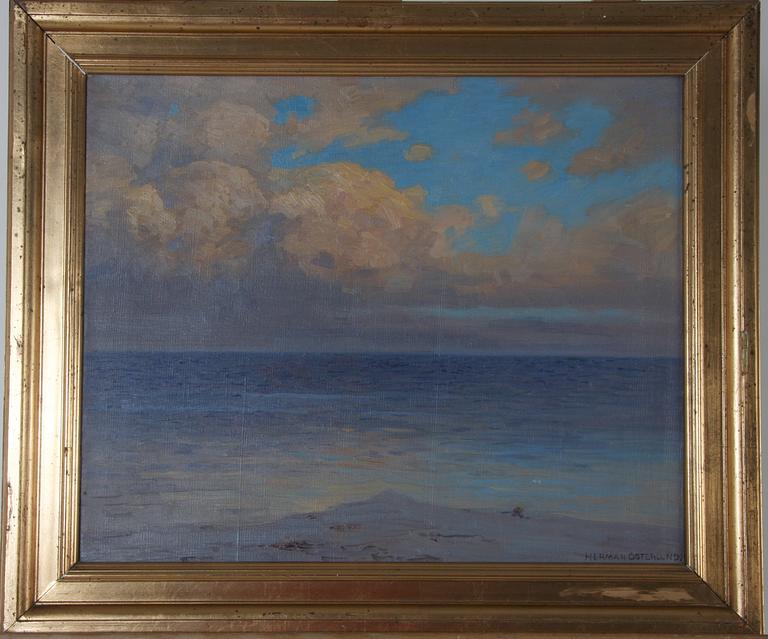 ÖSTERLUND, HERMAN, olja på duk, sign.