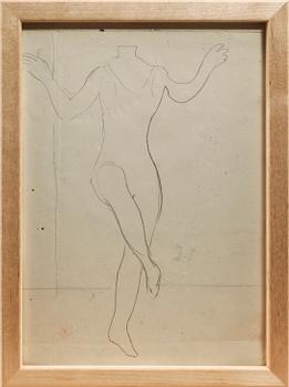 RAGNAR SANDBERG, 3 st, blyertsteckning samt blandtekniker, osign.