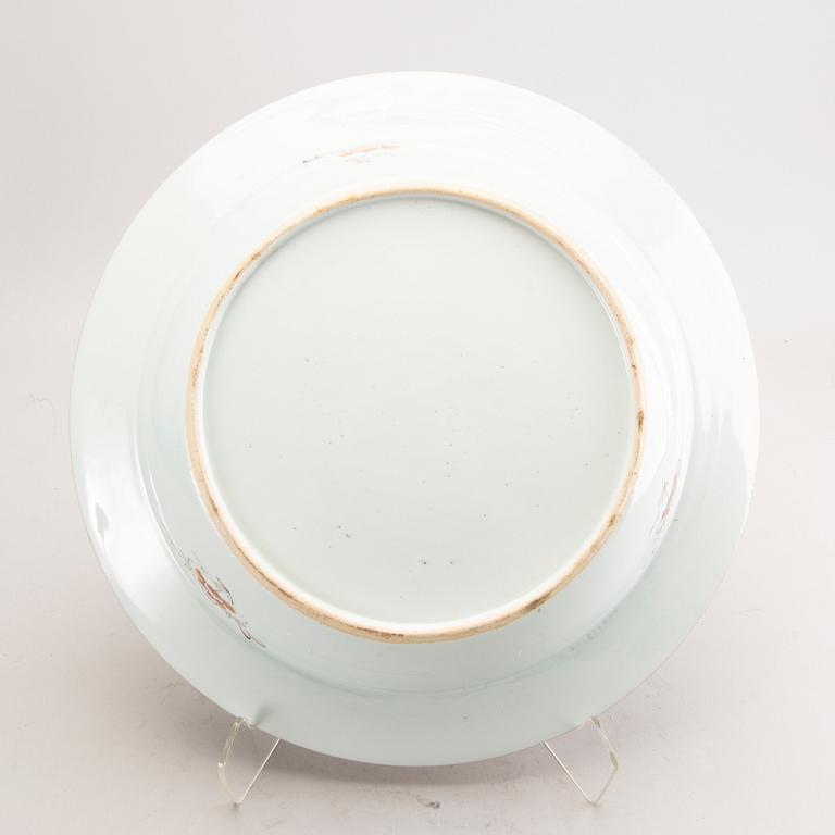 A famille rose basin, Qing dynasty, Qianlong (1736-95).