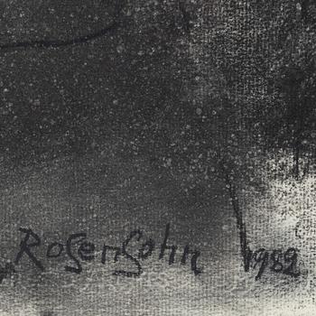 Lennart Rosensohn, watercolour 6 åpastel, signed and dated 1982.