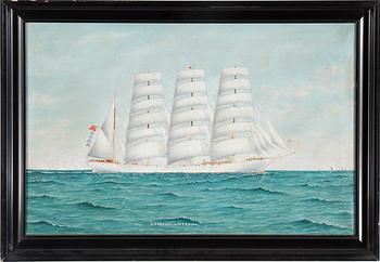 UNKNOWN ARTIST, oil on canvas, signed J H Güthersteinand dated 1902.