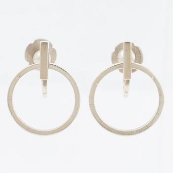 Wiwen Nilsson, earrings, a pair, silver.