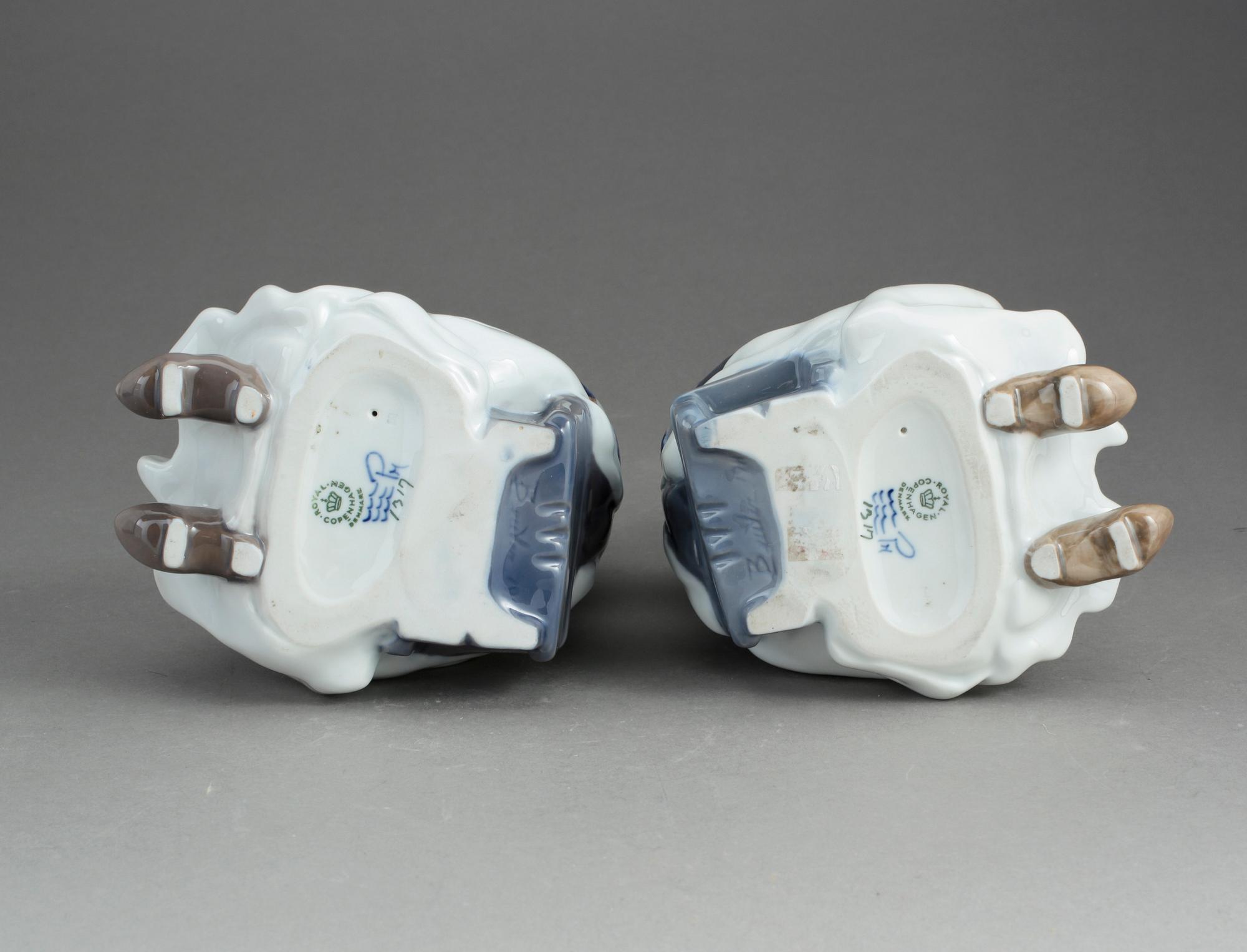FIGURINER, 2st, porslin, Lotte Benter, Royal Copenhagen.