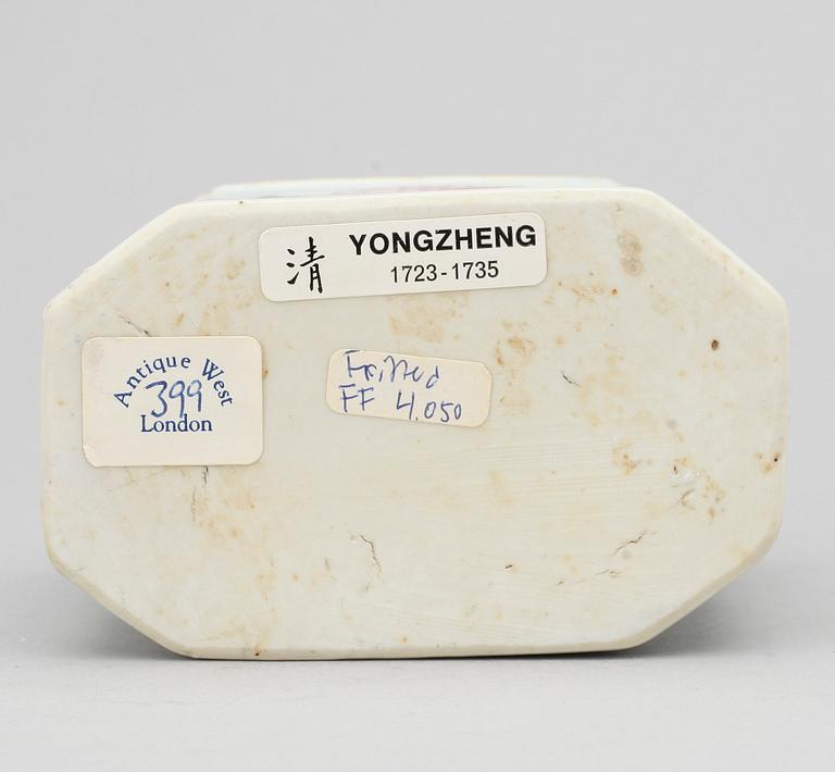 TEDOSA, kompaniporslin. Qing dynastin, Qianlong (1736-95).