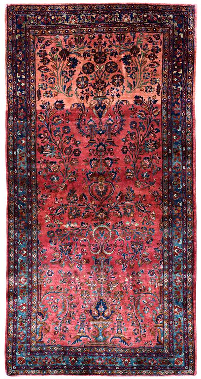 SEMI-ANTIQUE SILK KASHAN.