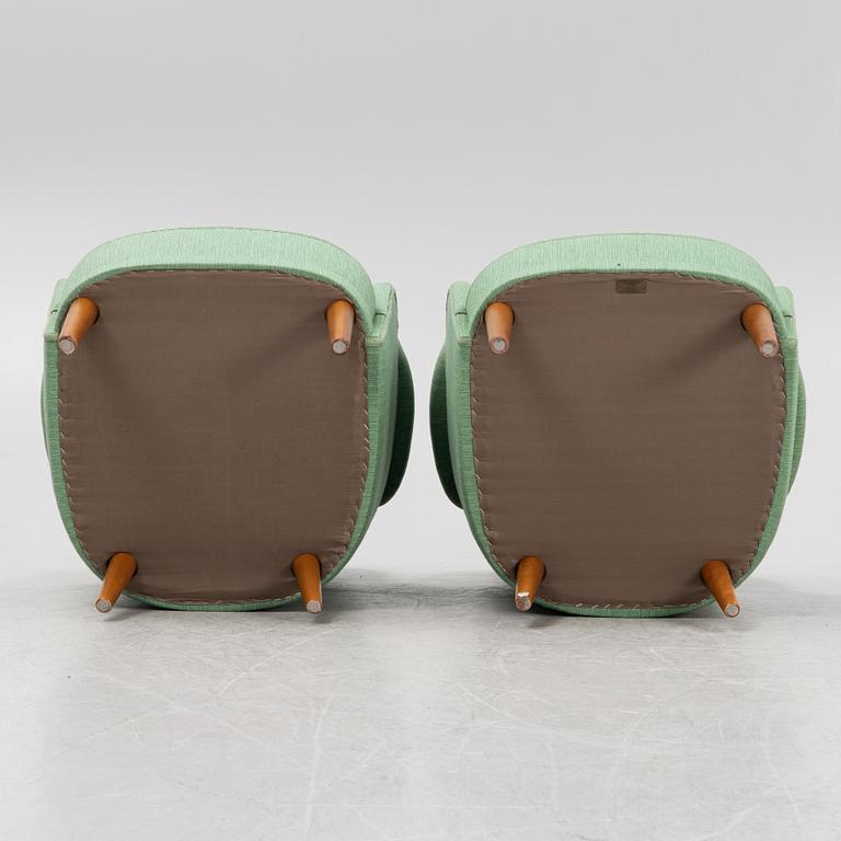 Carl Malmsten, a pair of 'Samsas' armchairs,