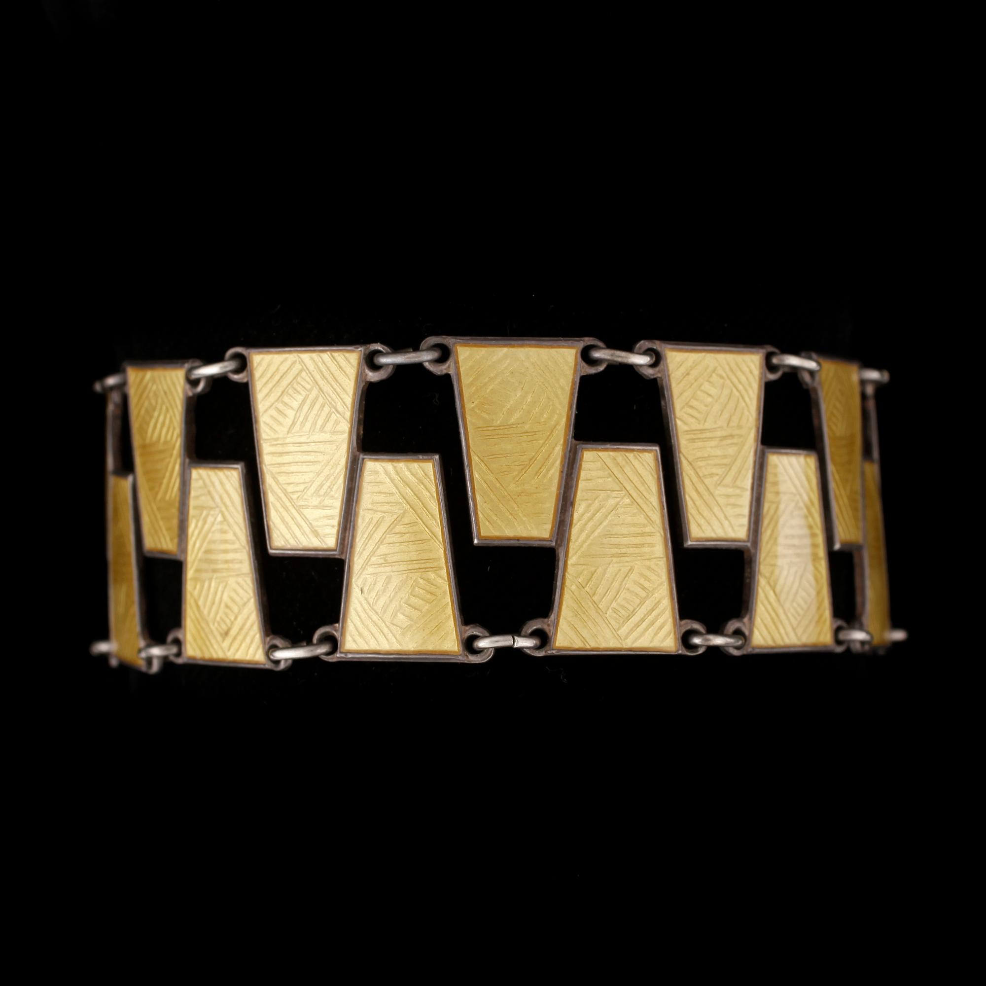 ARMBAND, sterling silver, K. A. Rasmussen, Norge, 1900-talets andra hälft.