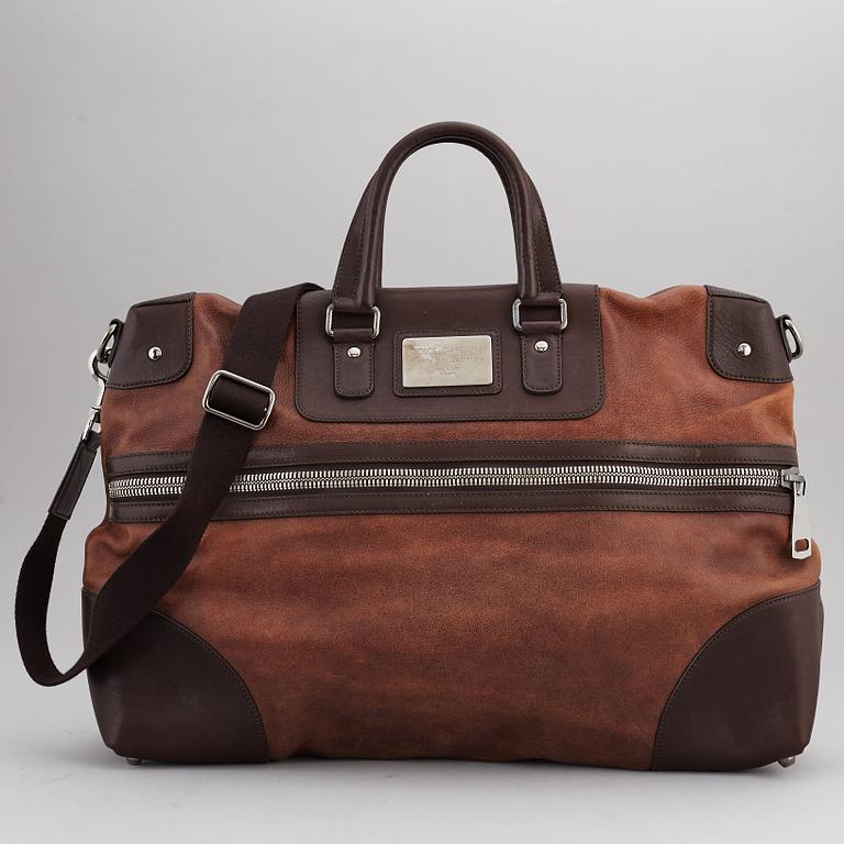 DOLCE & GABBANA, a brown leather weekend bag, 2009.