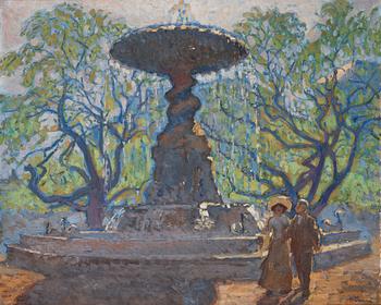 622. Axel Erdmann, Molins fontän i Kungsträdgården.