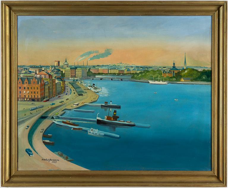 Sven-Erik Jansson, oil on canvas, signed and dated 1963.