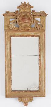 SPEGEL, sengustaviansk, sent 1700-tal.