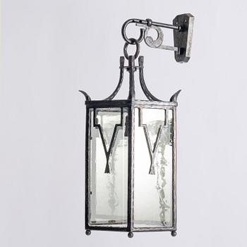 Harald Notini, a wall lamp model "6170", Arvid Böhlmarks Lampfabrik, Stockholm, 1920s-30s.