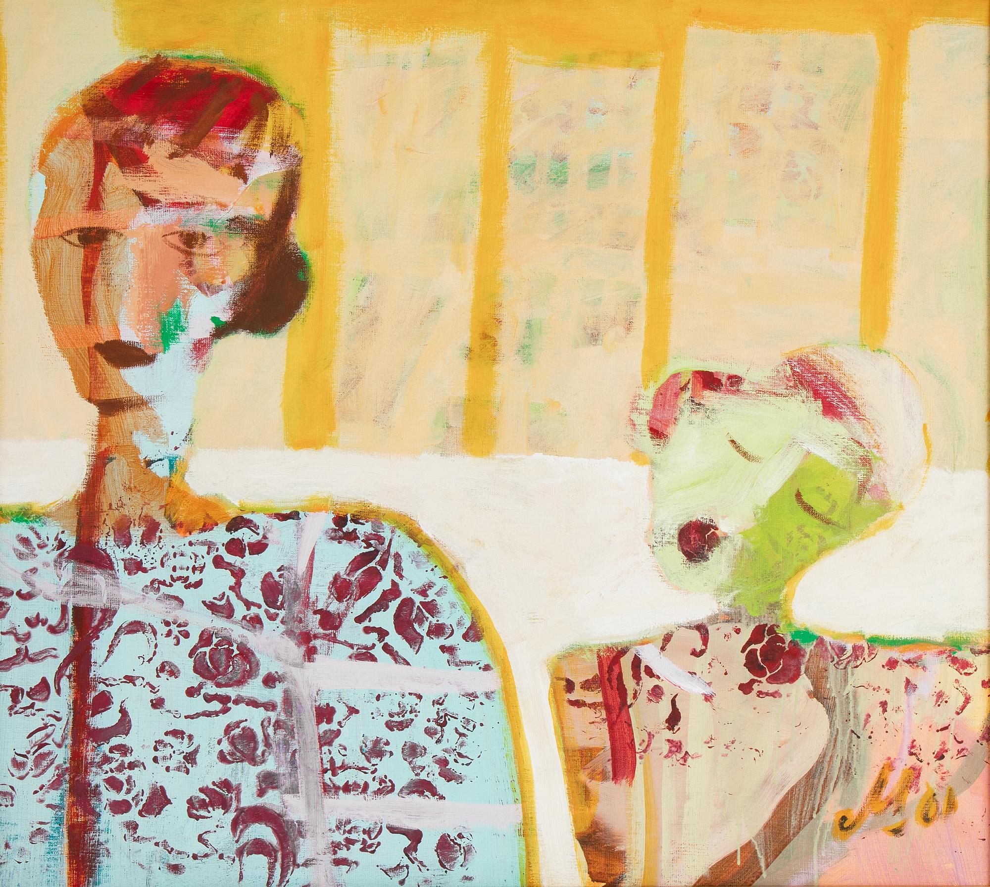 Magnus Dahlbäck, olja på duk, signerad.