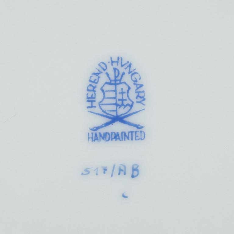 MATSERVIS, 134 delar, porslin, "Chinese Bouquet", Herend, Ungern, 1900-talets andra hälft.