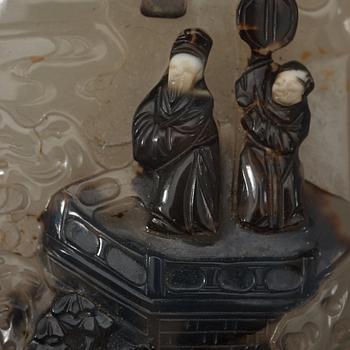 HÄNGE, dendrisk kvarts, Qingdynastin, 1800-tal.