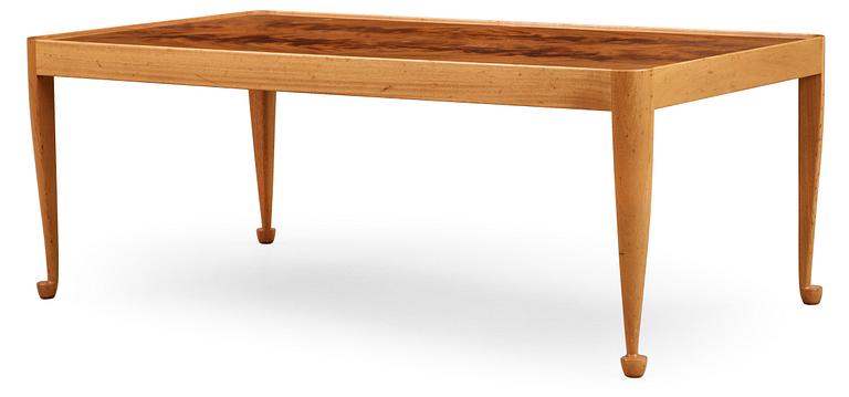 A Josef Frank mahogany sofa table, Svenskt Tenn, version of model 2073.