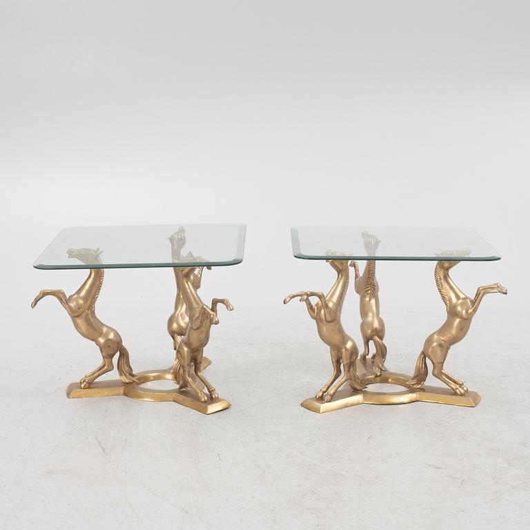 A pair of side tables, late 20th Century.