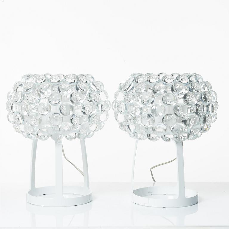 Patricia Urquiola & Eliana Gerotto, bordslampor, ett par, "Caboche Piccola", Foscarini, Italien, efter 2005.