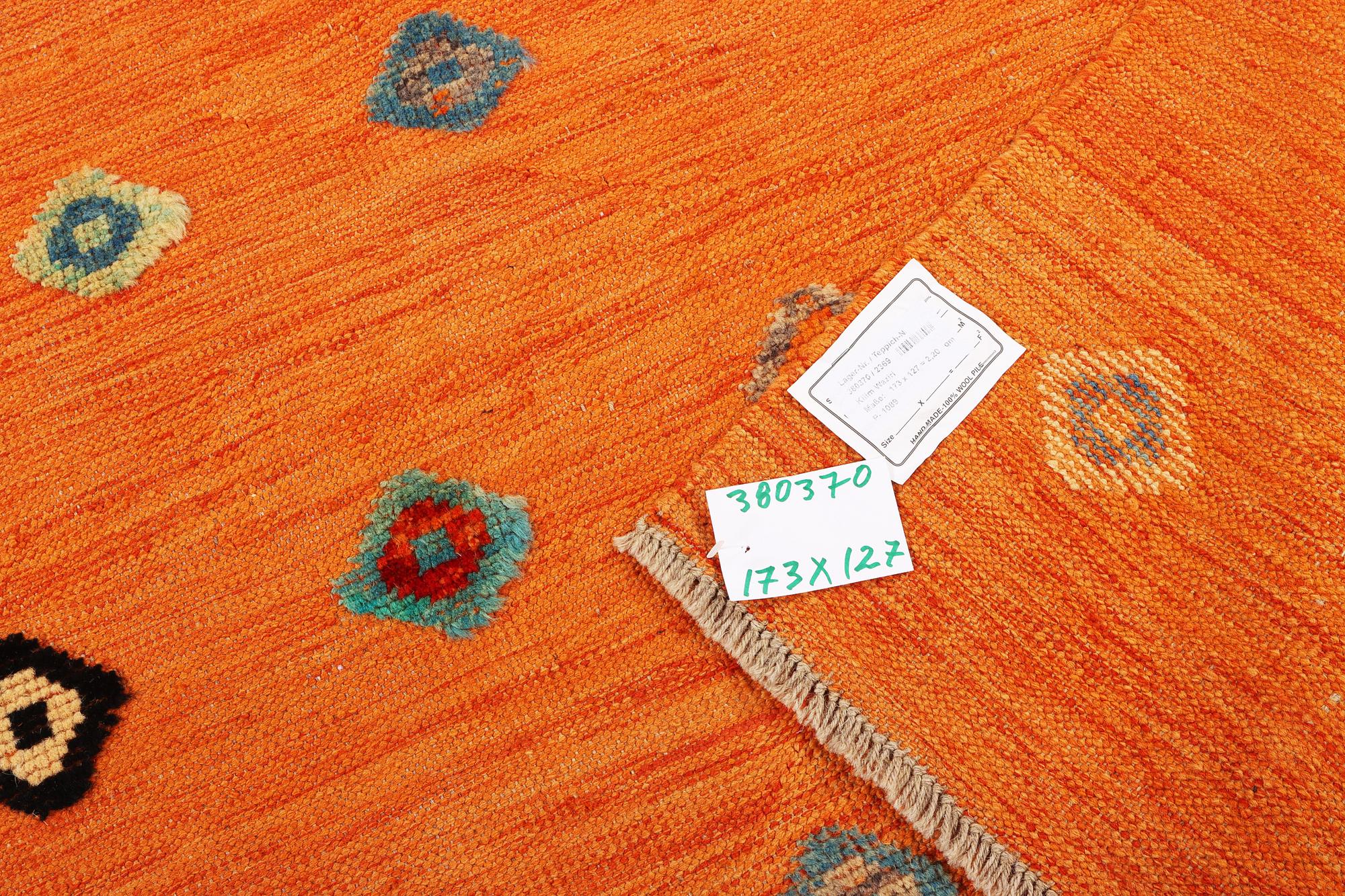 An Afghan Kelim rug, c. 173 x 127 cm.